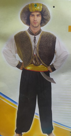 Sultan-Kostüm für Herren (Einheitsgröße)