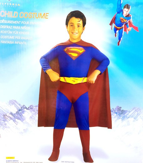 SuperMan Costume (8--10 Years)