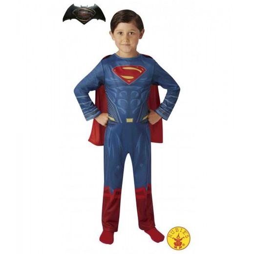 Superman Justice League Kostüm T: L (7-8 Jahre/128 cm)