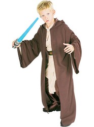 Fantasia de túnica Jedi de luxo para crianças de Star Wars (5 a 6 anos)