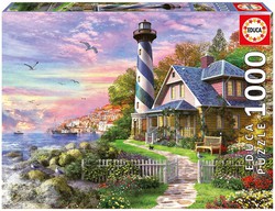 Puzzle da 1000 pezzi Lighthouse in Rock Bay — Juguetesland