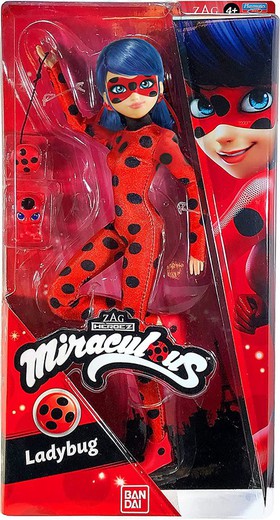 Modepuppe - bewegliche Puppe - Miraculous LadyBug