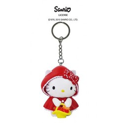 Figura Hello Kitty Chapeuzinho Vermelho - 6 cm.