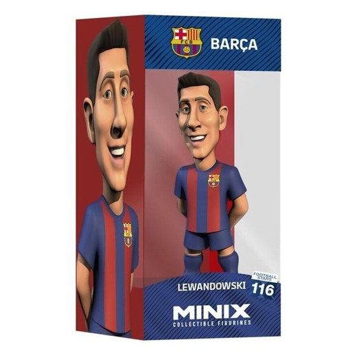 Minix figure Robert Lewandowski 12 cm from FC Barcelona