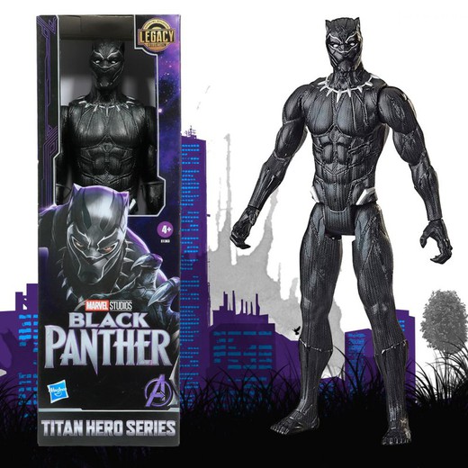 Black Panther Figure - 30 cm. -Hasbro