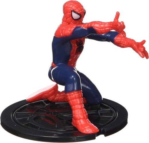 Crouching Spiderman Figure with Base