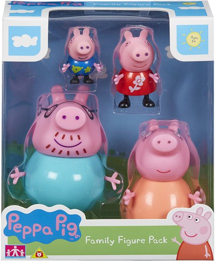 Figure della famiglia di Peppa Pig Pack