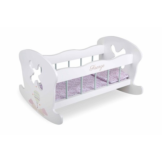 Firenze Wooden Rocking Bed for Arias Dolls