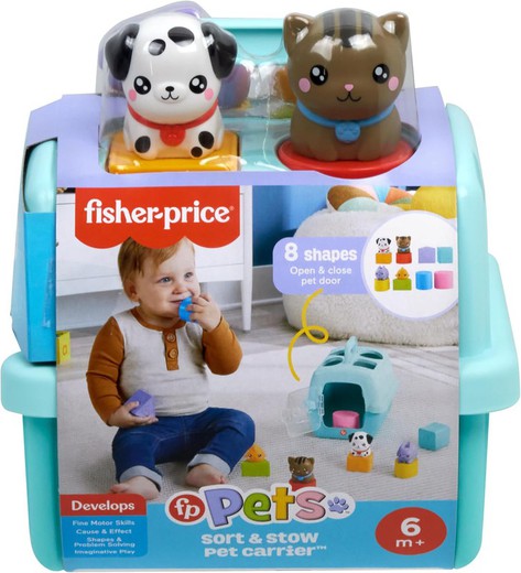 Il trasportino Fisher-Price classifica e custodisce gli animali domestici