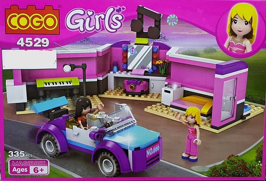 Gogo 335-Piece Construction Girls Set