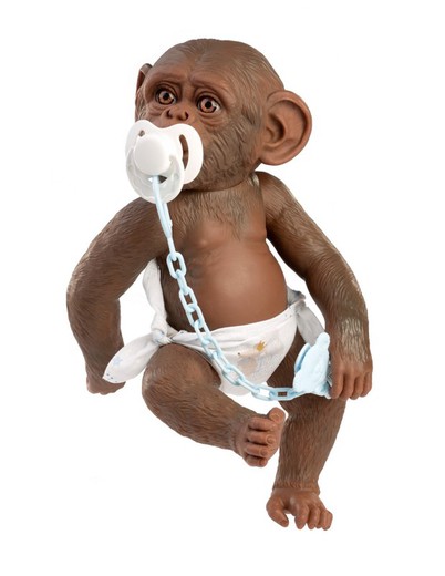 Guca Reborn Monkey Doll 32 cm Zoo Reborn Collection