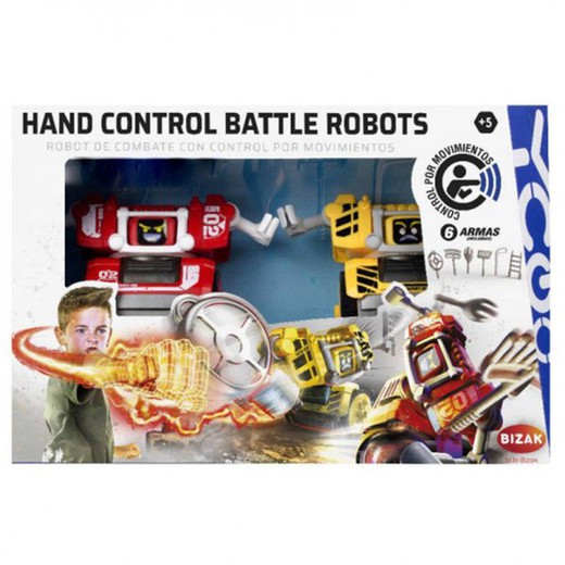 Robôs de batalha de controle manual