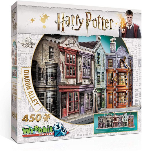 Гарри Поттер 3D Puzzle Diagon Alley (450 деталей)