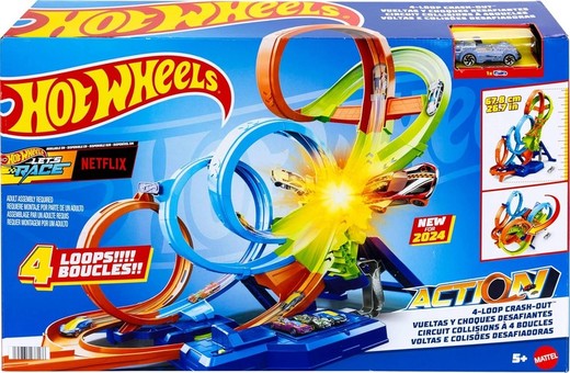 Hot Wheels Action 4 Looping Collision