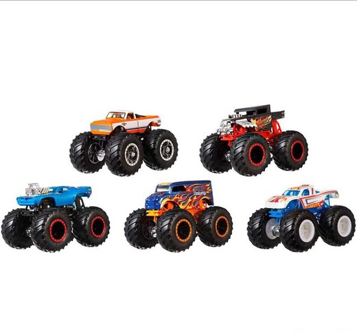 Hot Wheels Monster Trucks Critter Crashers Pack 5