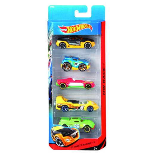 Hot Wheels - Pack of 5 Cars - Assorted