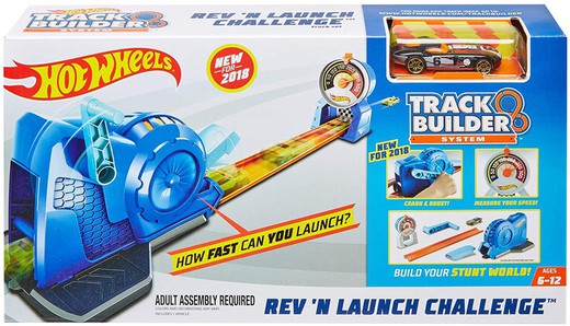 Hot Wheels Trackbuilder Speedometer Launcher - Mattel