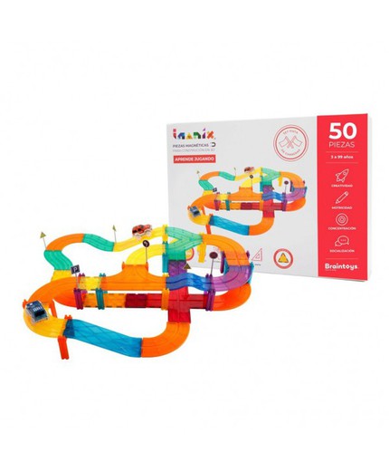 Imanix Race Track 50 Pieces - Braintoys