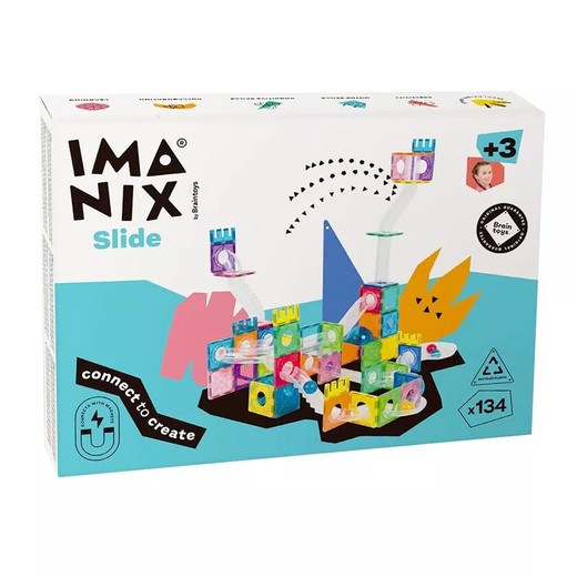 Imanix Slide 134 pieces - Braintoys