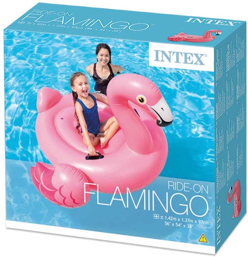Ile Flamingo Gonflable 142x137x97 Cm