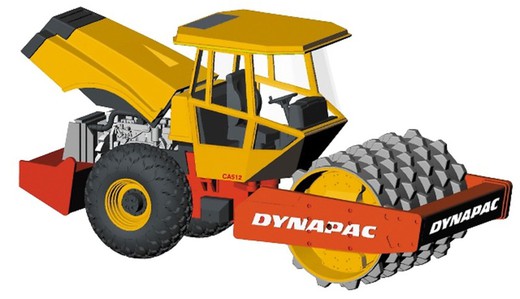 Joal - Dynapac CA512 Compactadora Pata de Cabra