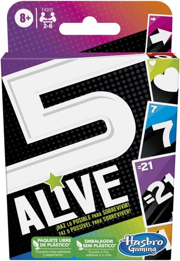 Juego Cartas Five Alive - Hasbro