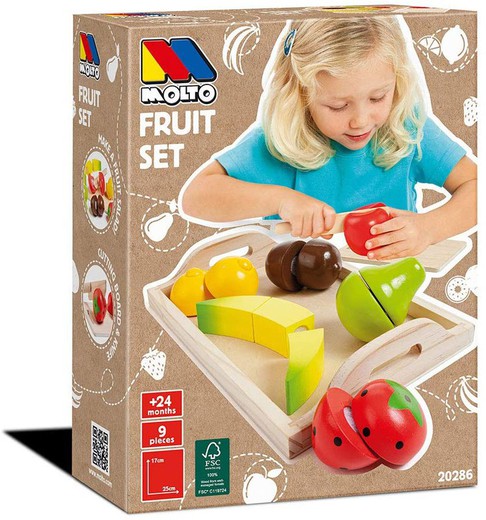 Set frutta in legno Set frutta