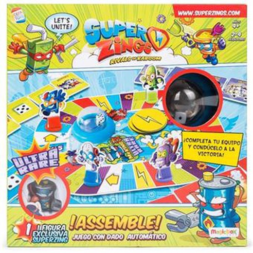 Juego de mesa SuperZings Assemble Mr King - Juego de mesa