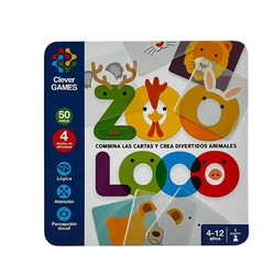 Jogo Educativo - ZooLoco - Caixa de Metal