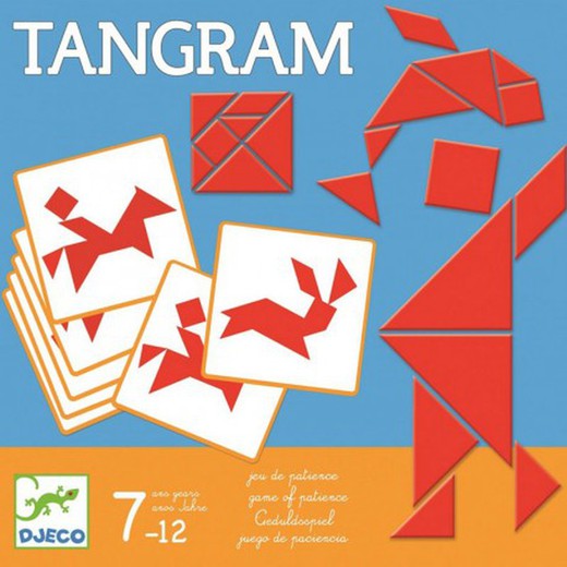 Tangram-Spiel mit Vorlagen - Djeco
