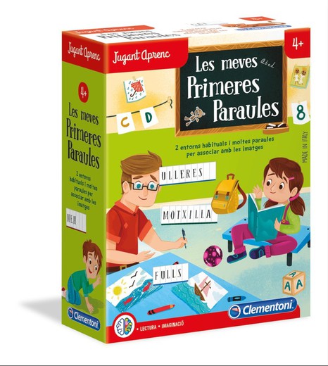 Playing I learn my first Words - Game in Catalan - Clementoni
