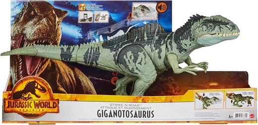 Jurassic World - Dominion Strike N' Roar - Dinosaurio Gigante