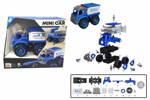 Truck Assembly Kit with Police Box