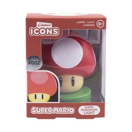 Super Mario Mushroom Icon Lamp