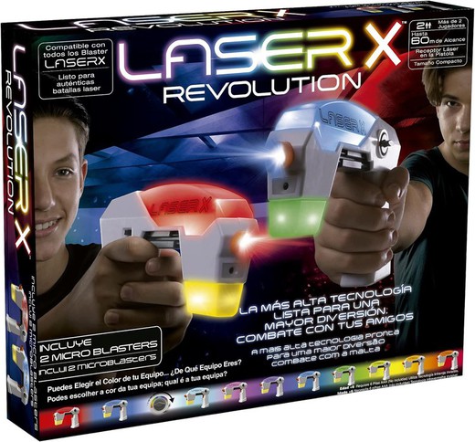 Blasters duplos Laser X Revolution