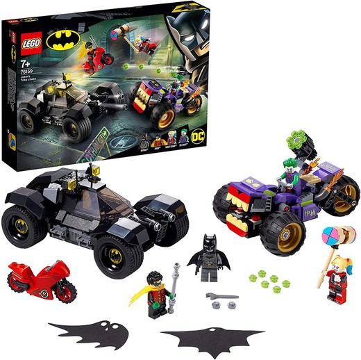 Lego - Batman - Verfolgung des Trimoto des Jokers