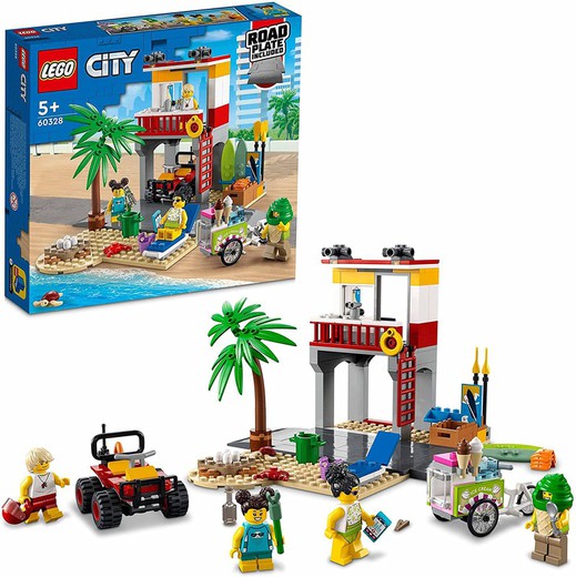 Lego City - Base De Socorrista En La Playa