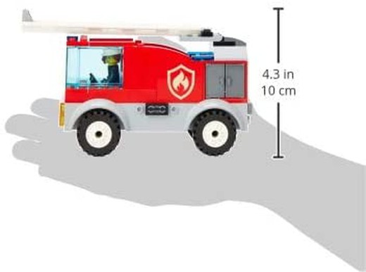 LEGO City 60280 - Le camion des pompiers avec échelle avec Mini