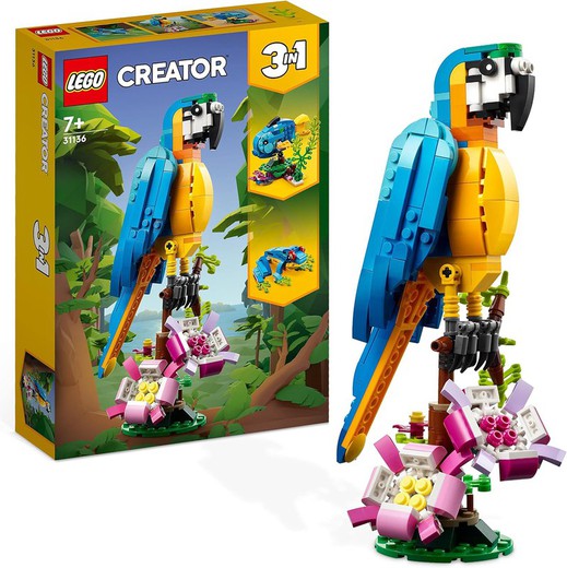 Lego Creator 3 em 1 papagaio exótico