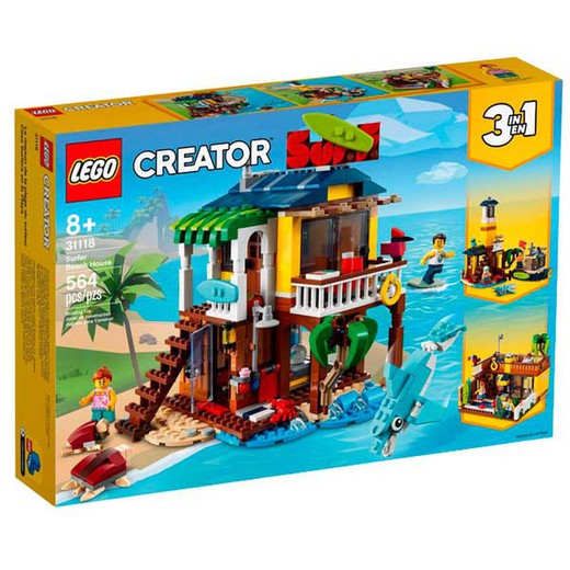 Lego Creator 3en1 - Casa Surfera en la Playa