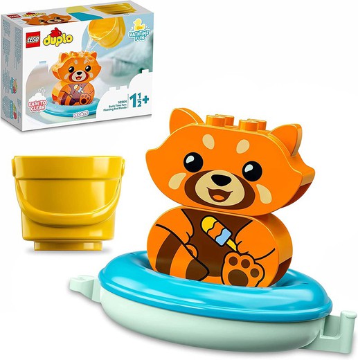 Lego Duplo - Divertimento in bagno - Panda rosso galleggiante