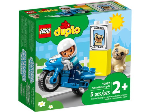 Motocicleta Lego Duplo Police
