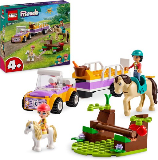 Lego Friends Remolque para Caballo y Poni con Vehículo