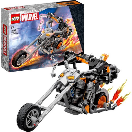 Lego Marvel - Vélo Mecha et Ghost Rider