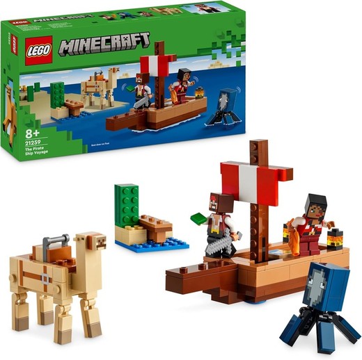 Lego Minecraft The Pirate Ship Journey