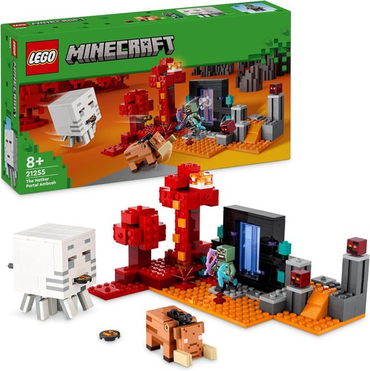 Lego Minecraft Der Hinterhalt des Netherportals