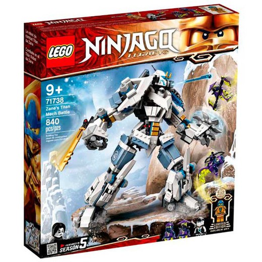 Lego Ninjago - Kampf auf Zanes Robotertitan