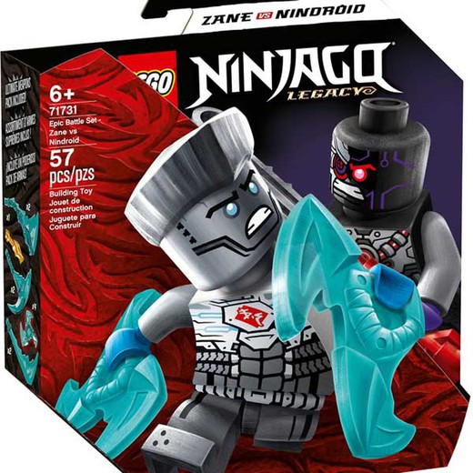 Lego Ninjago - Conjunto de batalha lendário: Zane vs. Nindroid