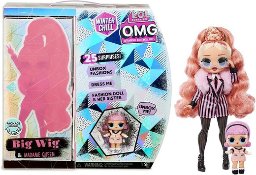 LOL Surprise - Winter Chill Big Wig Fashion Doll e Madame Doll