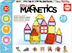 Jeu de construction 3D Magnetics 26 pièces - Educa